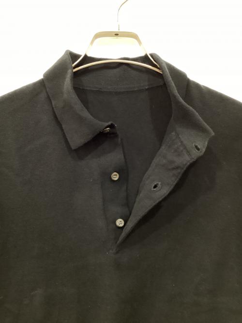 +CLOTHET（クロスクローゼット）+CLOTHET (クロスクローゼット) ニットポロシャツ ブラック サイズ:3の古着・服飾アイテム