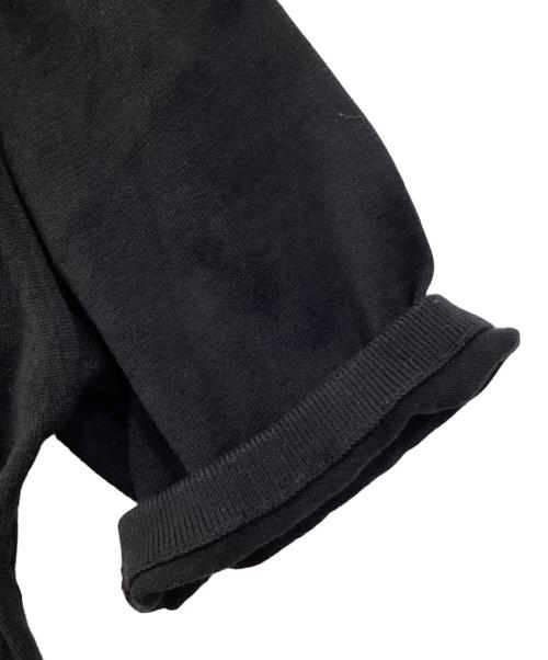 +CLOTHET（クロスクローゼット）+CLOTHET (クロスクローゼット) ニットポロシャツ ブラック サイズ:3の古着・服飾アイテム