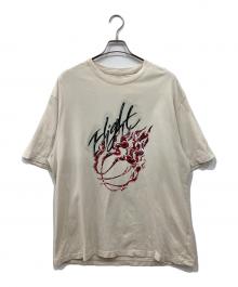 JORDAN×Travis Scott（ジョーダン×トラヴィススコット）の古着「Tシャツ」｜アイボリー