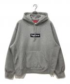 SUPREMEシュプリーム）の古着「ボックス ロゴ フーデッド スウェット シャツ」｜グレー