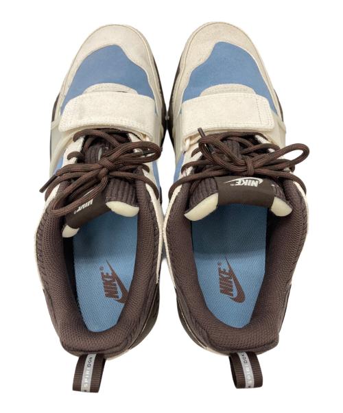 NIKE（ナイキ）NIKE (ナイキ) Travis Scott (トラヴィススコット) ZOOM FIELD JAXX LECHE BLUE/BAROQUE BROWN-PALE IVORY ブルー×アイボリー サイズ:28cmの古着・服飾アイテム