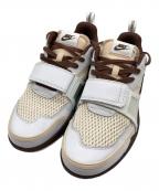 NIKE×Travis Scottナイキ×トラヴィススコット）の古着「ローカットスニーカー」｜ブラウン×アイボリー