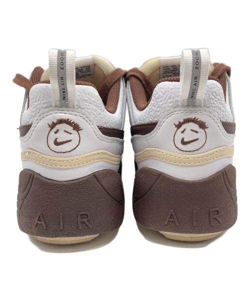 NIKE（ナイキ）NIKE (ナイキ) TRAVIS SCOTT (トラヴィススコット) ローカットスニーカー ブラウン×アイボリー サイズ:27.5の古着・服飾アイテム