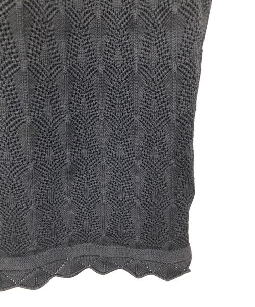 CHANEL（シャネル）CHANEL (シャネル) CCロゴニットワンピース ブラック サイズ:34の古着・服飾アイテム