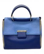 FURLAフルラ）の古着「2WAYハンドバッグ」｜ブルー