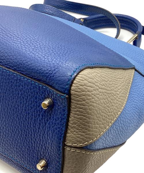 FURLA（フルラ）FURLA (フルラ) 2WAYハンドバッグ ブルーの古着・服飾アイテム