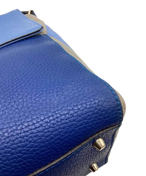FURLA（フルラ）FURLA (フルラ) 2WAYハンドバッグ ブルーの古着・服飾アイテム