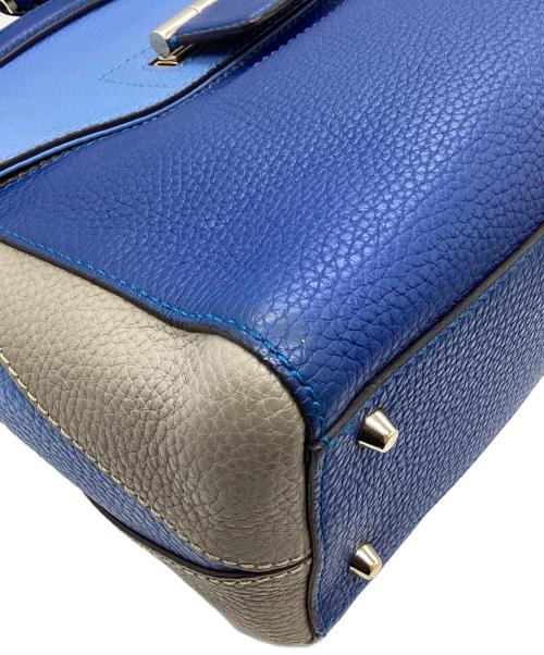 FURLA（フルラ）FURLA (フルラ) 2WAYハンドバッグ ブルーの古着・服飾アイテム