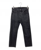 LEVI'Sリーバイス）の古着「ORIGINAL BLACKブラックデニムパンツ」｜ブラック