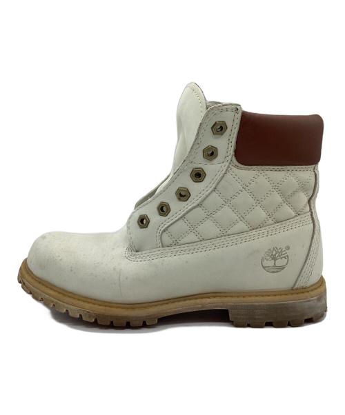 Timberland（ティンバーランド）Timberland (ティンバーランド) 6インチブーツ アイボリー サイズ:25㎝の古着・服飾アイテム