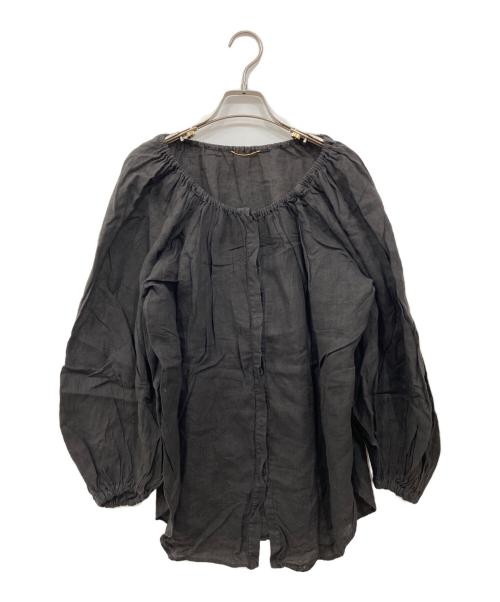 DEUXIEME CLASSE（ドゥーズィエム クラス）DEUXIEME CLASSE (ドゥーズィエム クラス) Romantic ブラウス ブラウン サイズ:Freeの古着・服飾アイテム