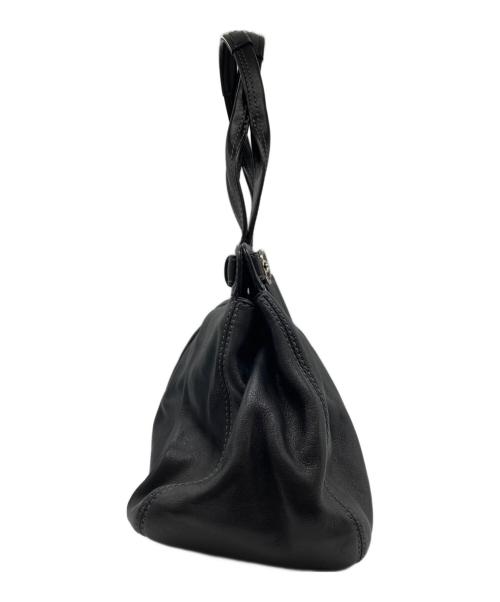 COACH（コーチ）COACH (コーチ) レザートートバッグ ブラックの古着・服飾アイテム