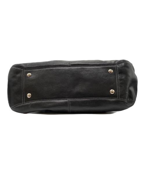 COACH（コーチ）COACH (コーチ) レザートートバッグ ブラックの古着・服飾アイテム