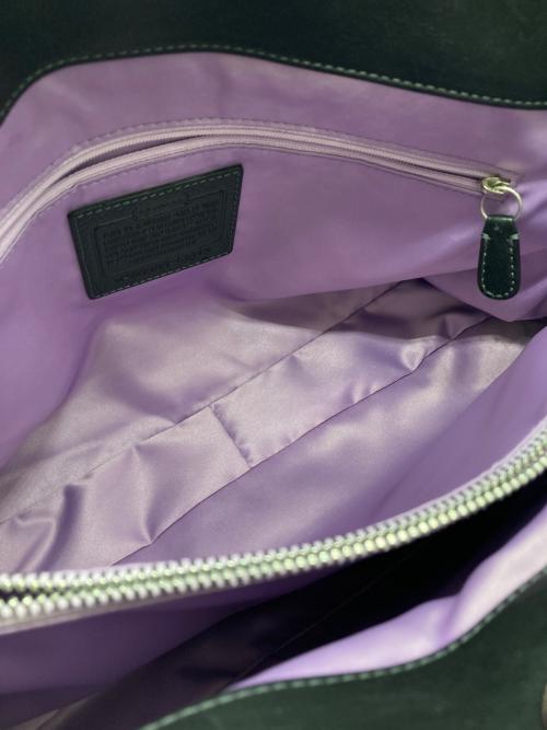 COACH（コーチ）COACH (コーチ) レザートートバッグ ブラックの古着・服飾アイテム