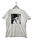 Couture d'adamクチュールドアダム）の古着「Sam Haskins T kate in jail/フォトTシャツ」｜ホワイト