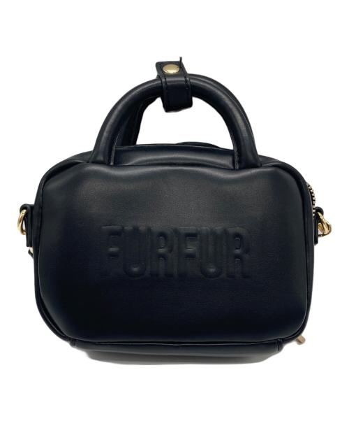 furfur（ファーファー）FURFUR (ファーファー) マイクロスクエアボストンバッグ ブラックの古着・服飾アイテム
