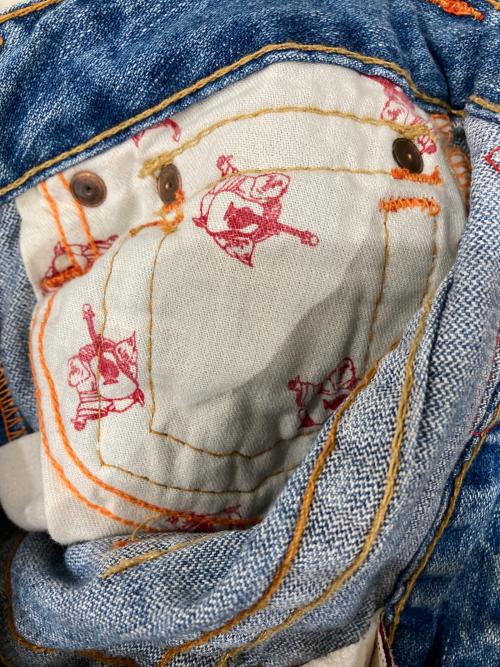 TRUE RELIGION（トゥルー レリジョン）TRUE RELIGION (トゥルー レリジョン) フレアデニム インディゴ サイズ:24の古着・服飾アイテム