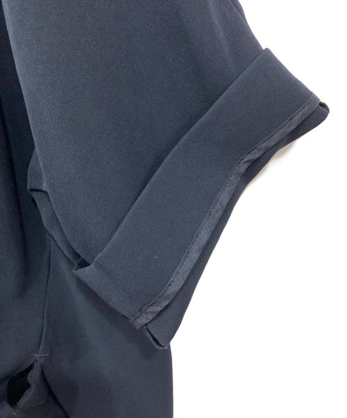 ebure（エブール）ebure (エブール) ウエストギャザー オールインワン ネイビー サイズ:38の古着・服飾アイテム