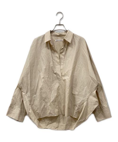 R’IAM-PLAGE（リアムプラージュ）R’IAM-PLAGE (リアムプラージュ) フォルムスキッパーシャツ ベージュ サイズ:Freeの古着・服飾アイテム