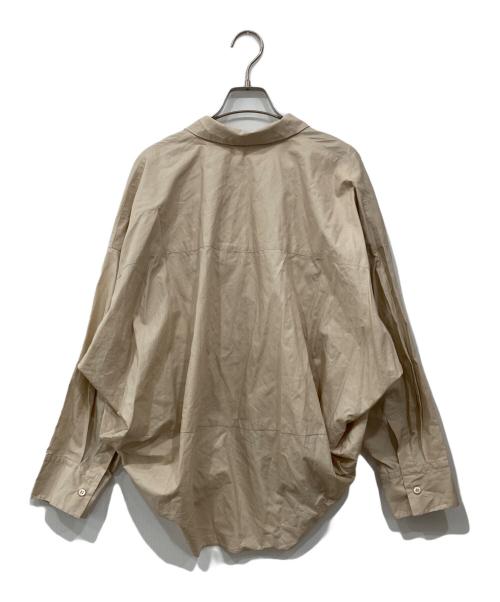 R’IAM-PLAGE（リアムプラージュ）R’IAM-PLAGE (リアムプラージュ) フォルムスキッパーシャツ ベージュ サイズ:Freeの古着・服飾アイテム