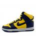 NIKE (ナイキ) ハイカットスニーカー ネイビー×イエロー サイズ:25.5cm：10000円