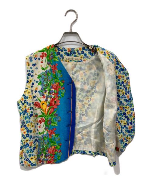 GIANNI VERSACE（ジャンニ・ヴェルサーチ）GIANNI VERSACE (ジャンニ・ヴェルサーチ) フラワープリントベスト マルチカラー サイズ:表記無し(実寸を参照ください)の古着・服飾アイテム