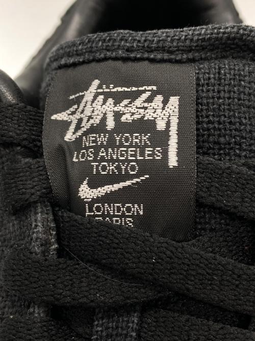 NIKE（ナイキ）NIKE (ナイキ) stussy (ステューシー) ローカットスニーカー ブラック サイズ:26.5cmの古着・服飾アイテム