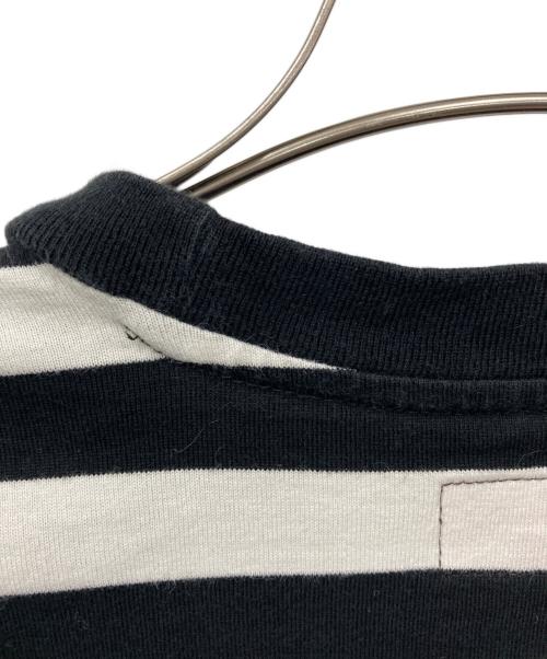 SUPREME（シュプリーム）SUPREME (シュプリーム) ボーダーTシャツ ブラック×ホワイト サイズ:Sの古着・服飾アイテム