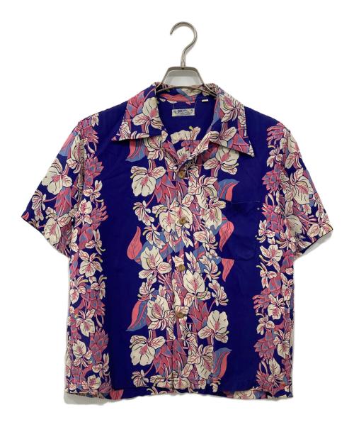 Sun Surf（サンサーフ）Sun Surf (サンサーフ) 半袖アロハシャツ ブルー サイズ:Sの古着・服飾アイテム