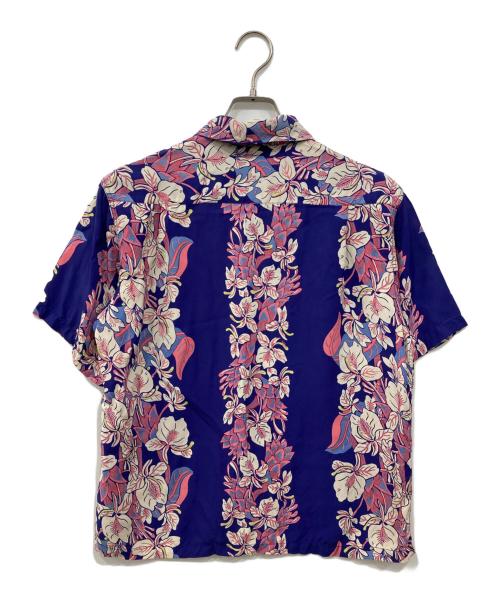 Sun Surf（サンサーフ）Sun Surf (サンサーフ) 半袖アロハシャツ ブルー サイズ:Sの古着・服飾アイテム