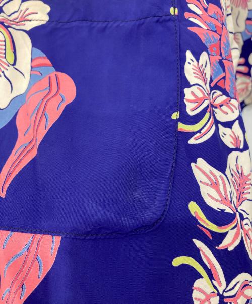 Sun Surf（サンサーフ）Sun Surf (サンサーフ) 半袖アロハシャツ ブルー サイズ:Sの古着・服飾アイテム