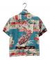 Sun Surf (サンサーフ) 半袖アロハシャツ ブルー×レッド サイズ:S：6000円