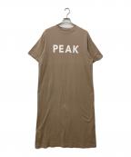 JOURNAL STANDARD relume×Snow peakジャーナルスタンダード レリューム×スノーピーク）の古着「Tシャツワンピース」｜ベージュ