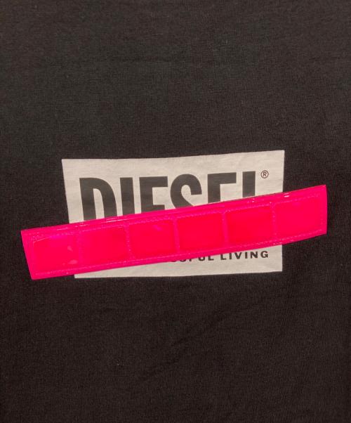 DIESEL（ディーゼル）DIESEL (ディーゼル) ロゴTシャツ ブラック サイズ:Sの古着・服飾アイテム