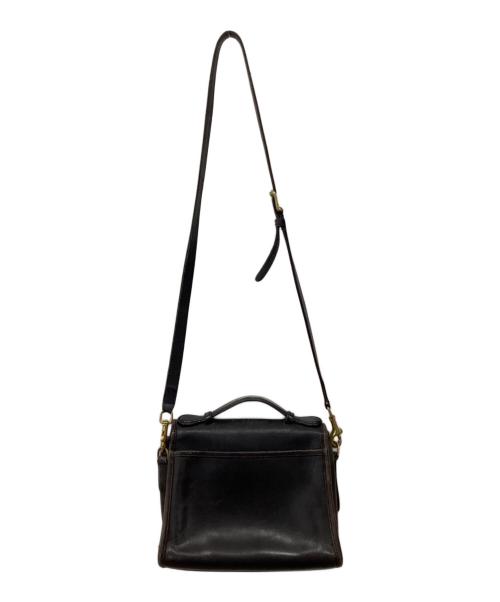COACH（コーチ）COACH (コーチ) ターンロックレザーショルダーバッグ ブラウンの古着・服飾アイテム