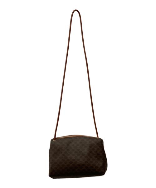 CELINE（セリーヌ）CELINE (セリーヌ) マカダム柄ショルダーバッグ ベージュの古着・服飾アイテム