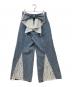 CALNAMUR (カルナムール) バックリボンデニムパンツ インディゴ サイズ:M：6000円