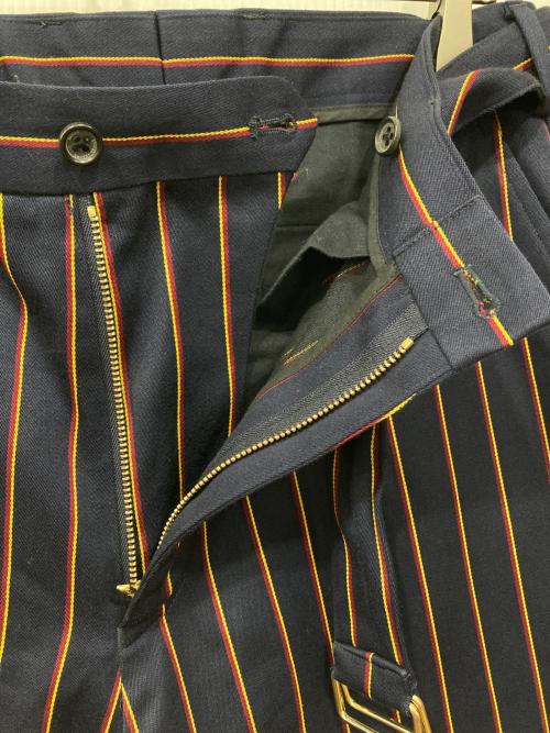 UNITED ARROWS & SONS（ユナイテッドアローズ アンド サンズ）UNITED ARROWS & SONS (ユナイテッドアローズ アンド サンズ) ストライプパンツ ネイビー サイズ:Lの古着・服飾アイテム