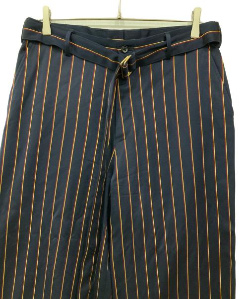 UNITED ARROWS & SONS（ユナイテッドアローズ アンド サンズ）UNITED ARROWS & SONS (ユナイテッドアローズ アンド サンズ) ストライプパンツ ネイビー サイズ:Lの古着・服飾アイテム