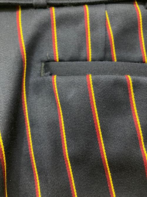 UNITED ARROWS & SONS（ユナイテッドアローズ アンド サンズ）UNITED ARROWS & SONS (ユナイテッドアローズ アンド サンズ) ストライプパンツ ネイビー サイズ:Lの古着・服飾アイテム