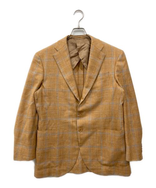 ethomas（イートーマス）ethomas (イートーマス) テーラードジャケット ベージュ サイズ:46Bの古着・服飾アイテム