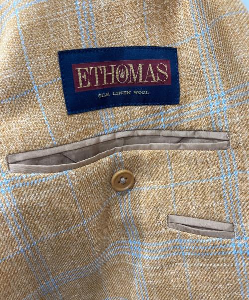 ethomas（イートーマス）ethomas (イートーマス) テーラードジャケット ベージュ サイズ:46Bの古着・服飾アイテム