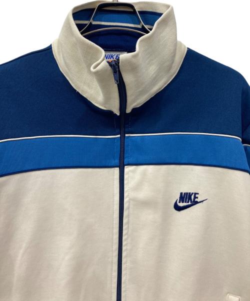 NIKE（ナイキ）NIKE (ナイキ) トラックジャケット アイボリー×ブルー サイズ:Lの古着・服飾アイテム