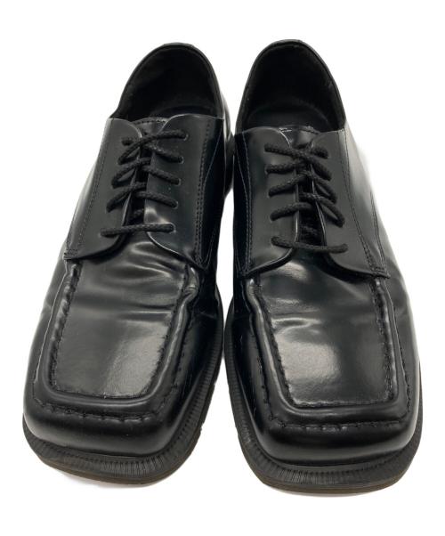 Dr.Martens（ドクターマーチン）Dr.Martens (ドクターマーチン) スクエアトゥローファー ブラック サイズ:UK7の古着・服飾アイテム