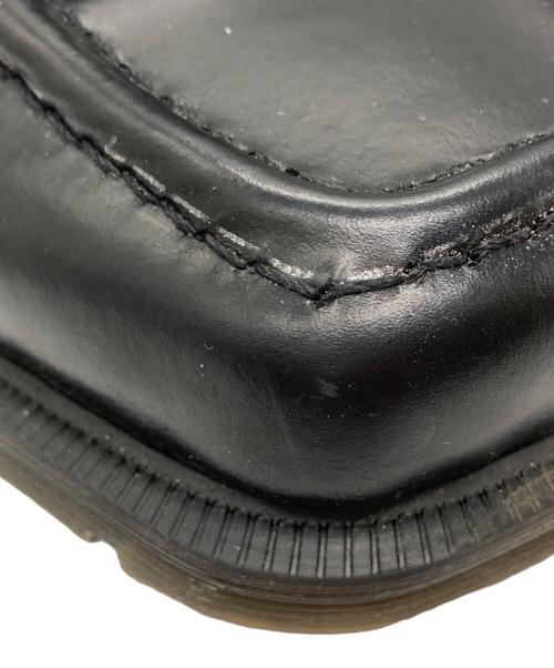 Dr.Martens（ドクターマーチン）Dr.Martens (ドクターマーチン) スクエアトゥローファー ブラック サイズ:UK7の古着・服飾アイテム