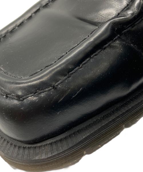 Dr.Martens（ドクターマーチン）Dr.Martens (ドクターマーチン) スクエアトゥローファー ブラック サイズ:UK7の古着・服飾アイテム