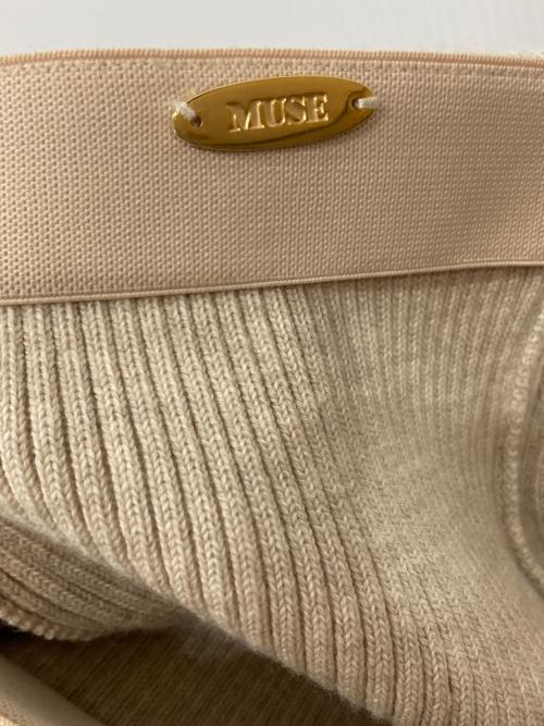 MUSE de Deuxieme Classe（ミューズ ドゥーズィエム クラス）MUSE de Deuxieme Classe (ミューズ ドゥーズィエム クラス) BOND RIB FLARE スカート ベージュ サイズ:Freeの古着・服飾アイテム