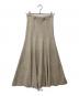 MUSE de Deuxieme Classe (ミューズ ドゥーズィエム クラス) BOND RIB FLARE スカート ベージュ サイズ:Free：12000円