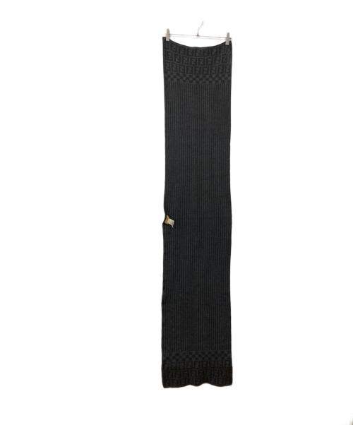 FENDI（フェンディ）FENDI (フェンディ) ウールマフラー グレーの古着・服飾アイテム