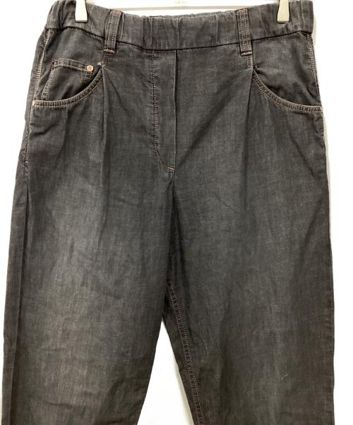 BRUNELLO CUCINELLI（ブルネロクチネリ）BRUNELLO CUCINELLI (ブルネロクチネリ) コットンイージーパンツ グレー サイズ:42の古着・服飾アイテム